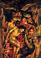 France, Tarn, Albi, Cathedrale Ste-Cecile, Fresque du Jugement Dernier (1495-1510)